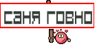 Саня говно
