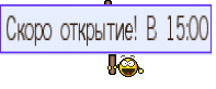 Скоро открытие! В 15:00