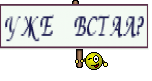 УЖЕ ВСТАЛ?