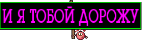 И Я ТОБОЙ ДОРОЖУ