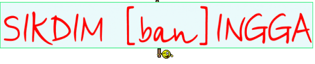 SIKDIM [ban]INGGA