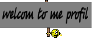 welcom to me profil