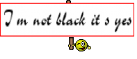 I m not black it s yes