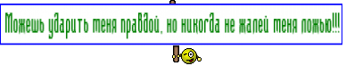 Можешь ударить меня правдой, но никогда не жалей меня ложью!!!