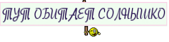 ТУТ ОБИТАЕТ СОЛНЫШКО
