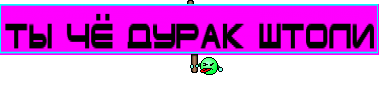 ты чё дурак штоли