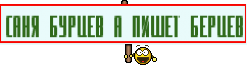 Саня Бурцев а пишет Берцев