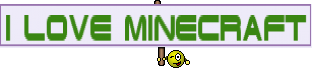 I LOVE MINECRAFT