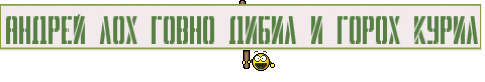 андрей лох говно дибил и горох курил