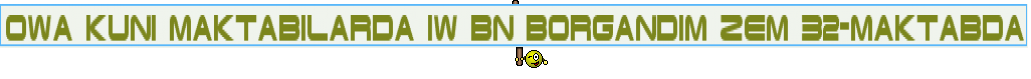 Owa Kuni MAKTABilarda Iw bn borgandim zem 32-maktabda