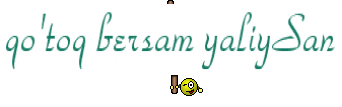 qo'toq bersam yaliySan