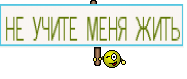 НЕ УЧИТЕ МЕНЯ ЖИТЬ