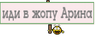 иди в жопу Арина