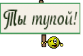 Ты тупой!