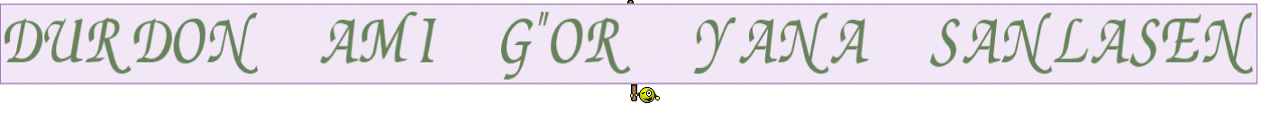 DURDON AMI G"OR YANA SANLASEN