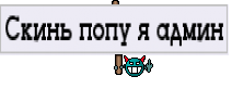 Скинь попу я админ